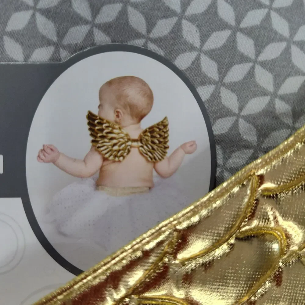 Tutu Set Gold and White Angel Baby 0-12 months No Boundaries